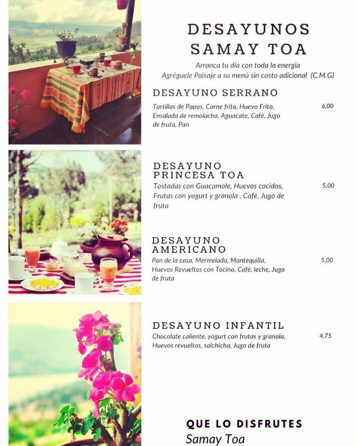 Samay Toa Hotel Otavalo Esterno foto